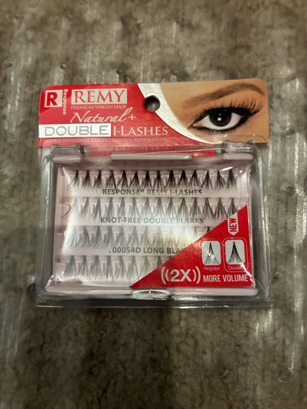 Natural+ Double I-Lashes - Black Knot-Free Double Flares